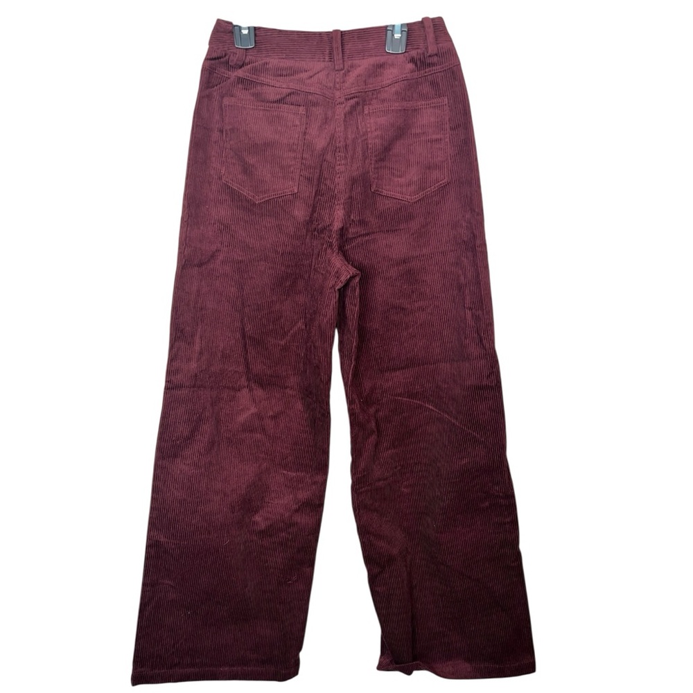 CoMMENSE Belted Corduroy Straight-Leg Pants
COLOR - Burgundy Size XS NWT - Picture 5 of 10